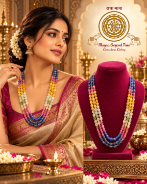 regal multistrand jewellery in golden indian splendour